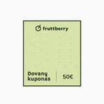 fruttberry dovanų kuponas